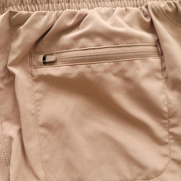 New! Women's All in Motion Tapered Stretch Woven Workout Pants Taupe XS-Long - Picture 9 of 10